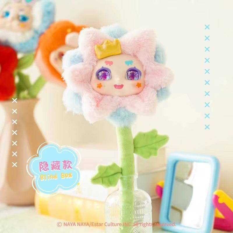 Baby Three Blind Box Mystery Box Kimmon Qimeng Biological Flowers Blooming Series Trendy Play Desktop Ornament Girl Plush Toys