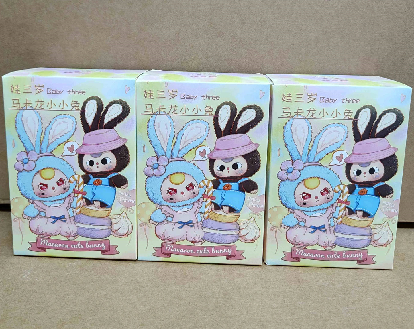 Baby Three Macaron Little Rabbit Series - Blind Box 